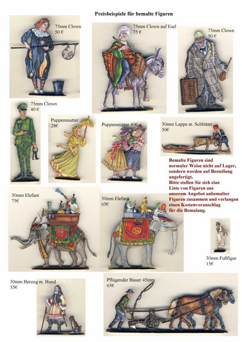 Bemalte Figuren